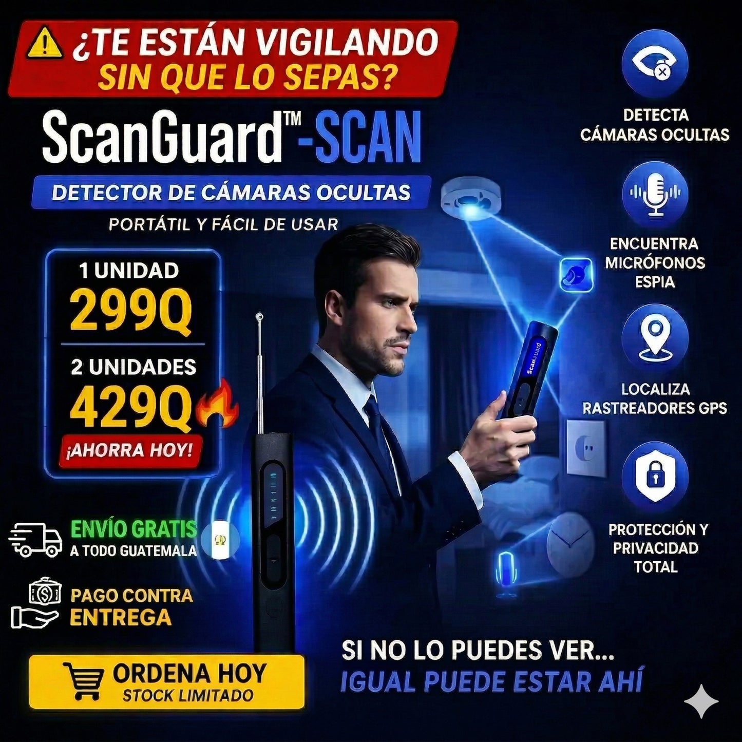 Detector de camaras-ScanGuard™